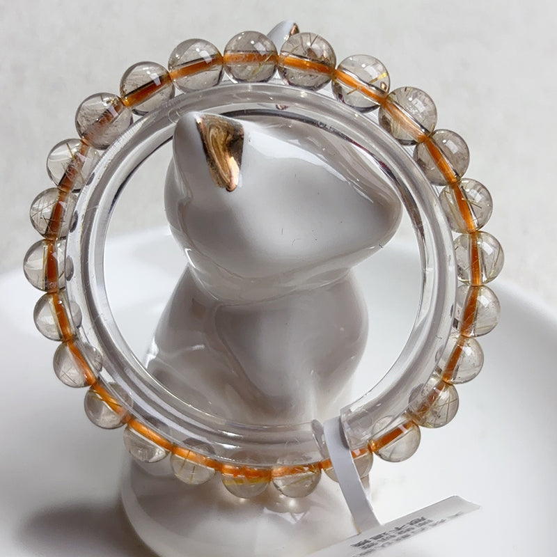 108 Pieces Beads Rutilated Quartz  Bracelet