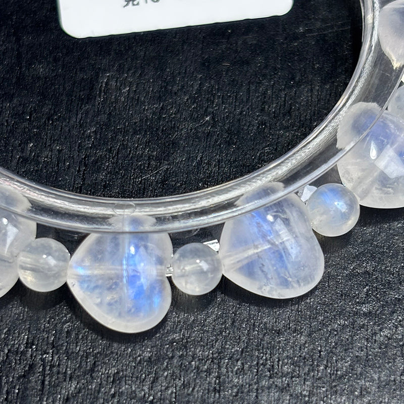 Blue Moonstone Heart Bracelet