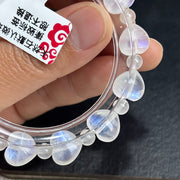 Blue Moonstone Heart Bracelet