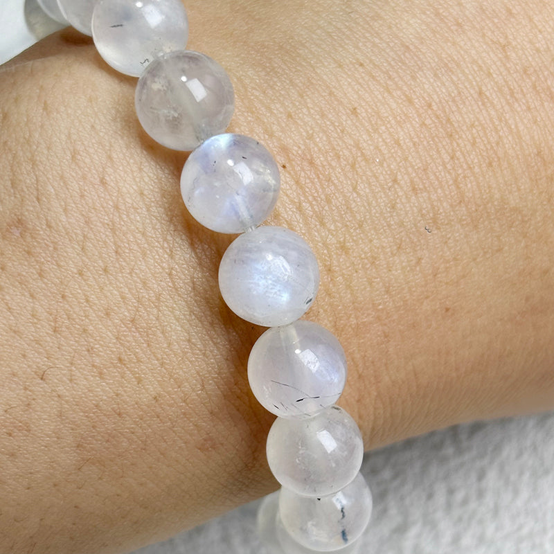 Blue Moonstone Heart Bracelet