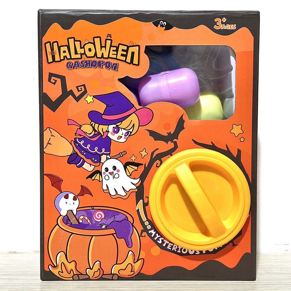 6 Count/Set Capsules Halloween Crystal  Gashapon Box