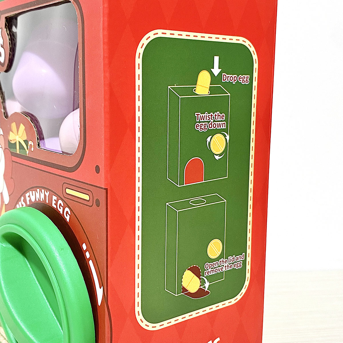 6 Count/Set Capsules Christmas Crystal Gashapon Box