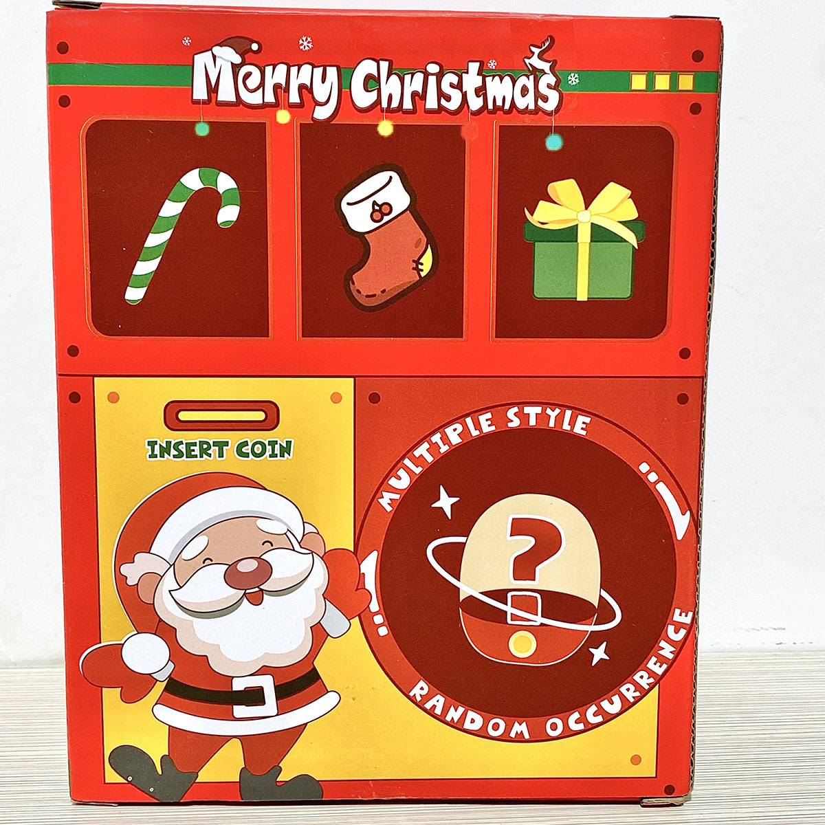 6 Count/Set Capsules Christmas Crystal Gashapon Box
