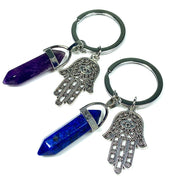 Different Materials Crystal Keyring