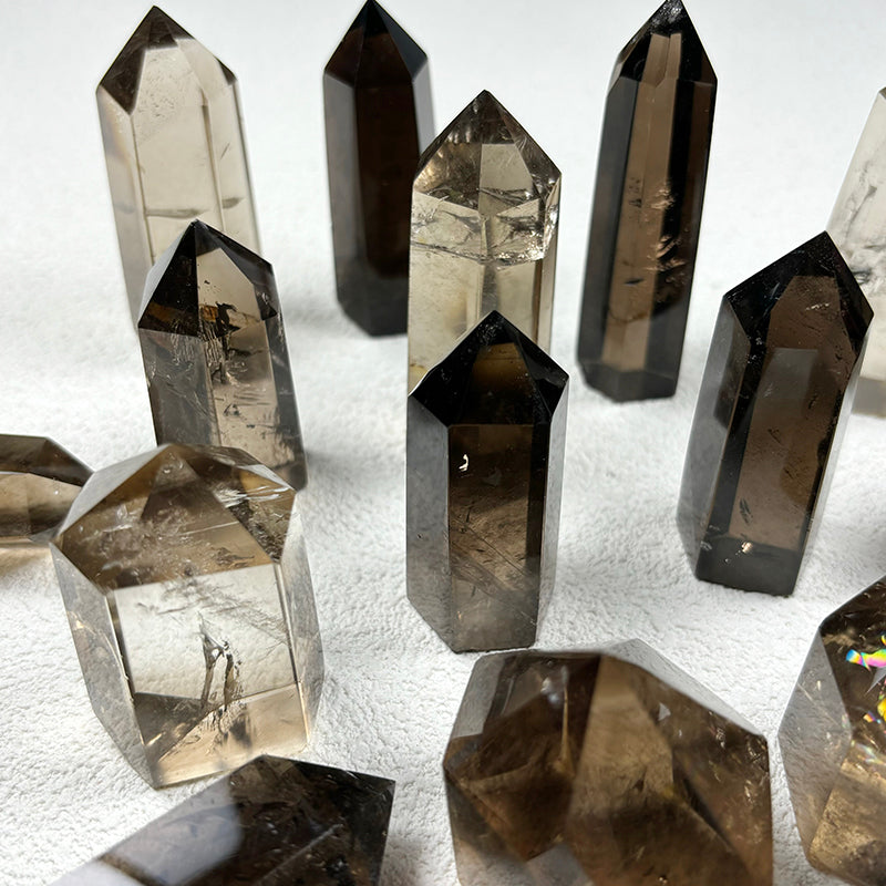 Smoky Quartz Crystal Tower
