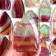 Candy Fluorite Water Drop/Flame/Free Form