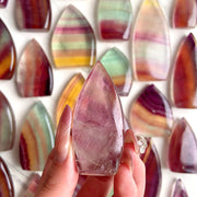 Candy Fluorite Water Drop/Flame/Free Form