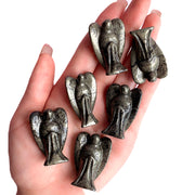 Pyrite Angel Carvings