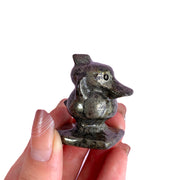 Pyrite Pekkle Duck Carvings