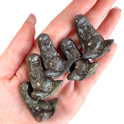 Pyrite Mother Earth Carvings