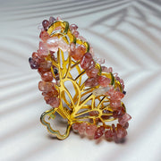 Crystal Chips Hair Clips Butterfly Shaped