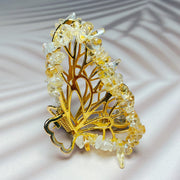 Crystal Chips Hair Clips Butterfly Shaped