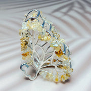 Crystal Chips Hair Clips Butterfly Shaped