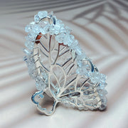 Crystal Chips Hair Clips Butterfly Shaped
