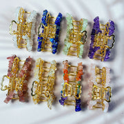Crystal Chips Hair Clips Butterfly Shaped
