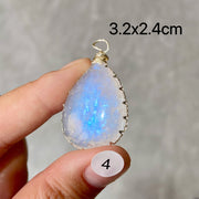 DIY Blue Moonstone Pendant