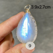 DIY Blue Moonstone Pendant
