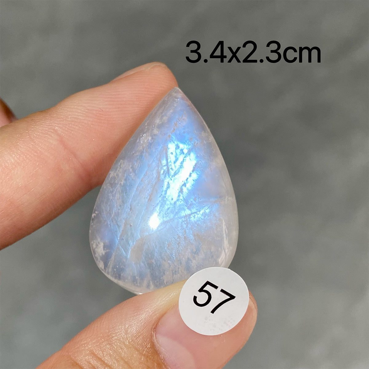 DIY  High Quality Double Flash Blue Moonstone Crystal Pendant