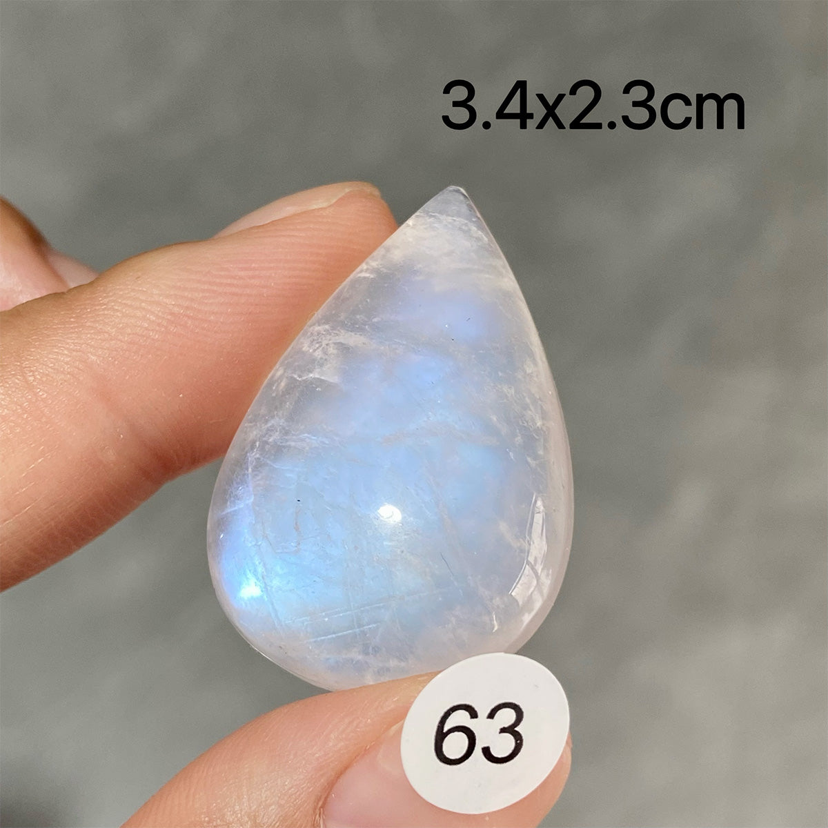 DIY  High Quality Double Flash Blue Moonstone Crystal Pendant