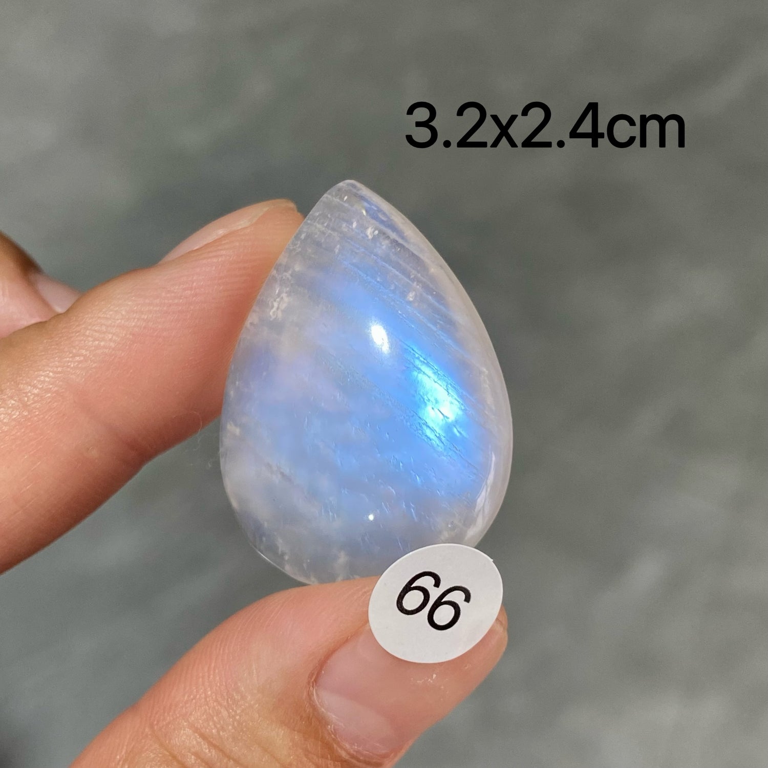 DIY  High Quality Double Flash Blue Moonstone Crystal Pendant