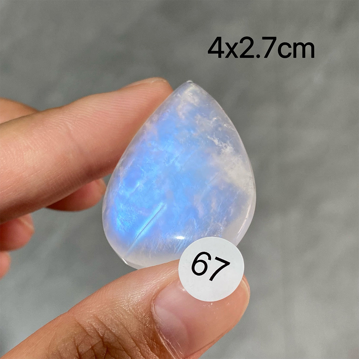 DIY  High Quality Double Flash Blue Moonstone Crystal Pendant