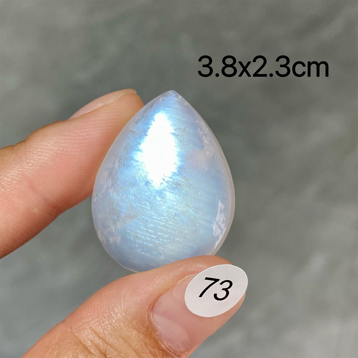 DIY  High Quality Double Flash Blue Moonstone Crystal Pendant