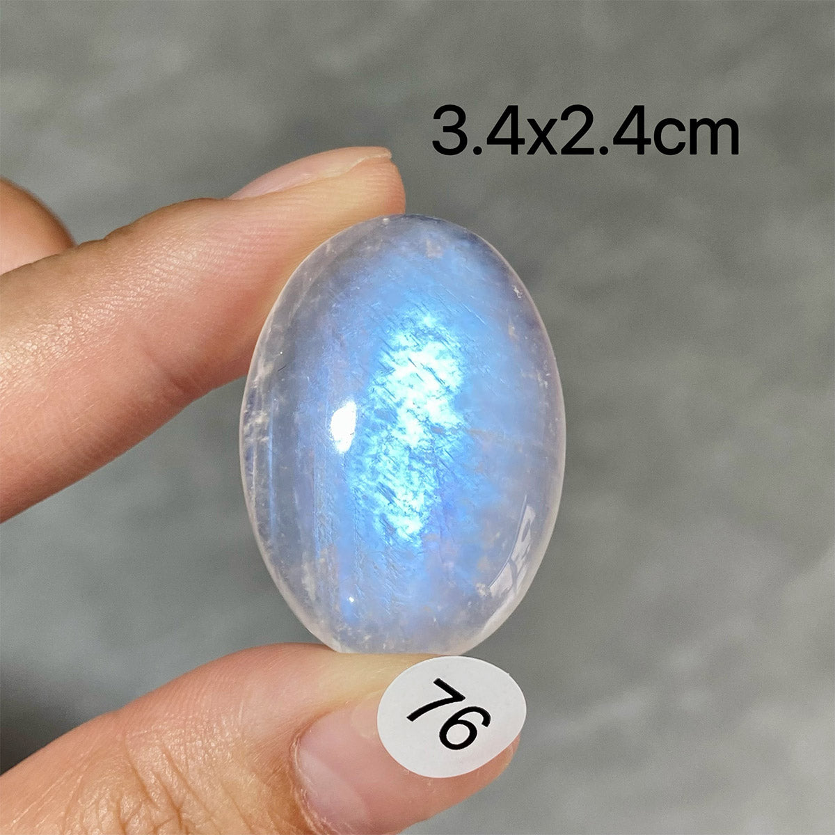 DIY  High Quality Double Flash Blue Moonstone Crystal Pendant