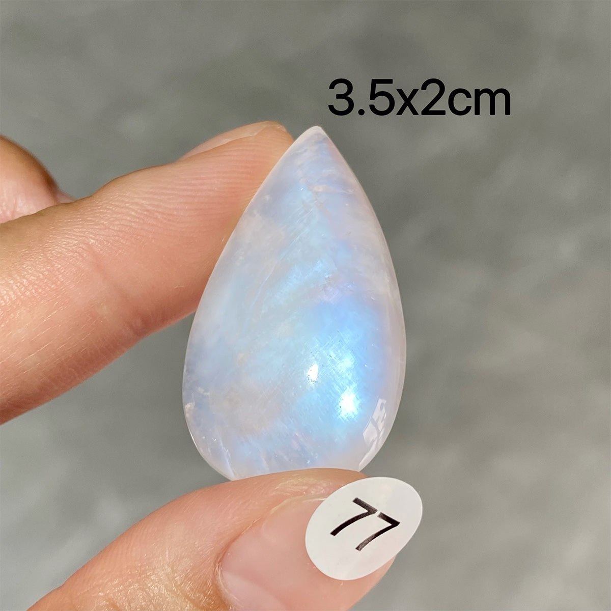 DIY  High Quality Double Flash Blue Moonstone Crystal Pendant