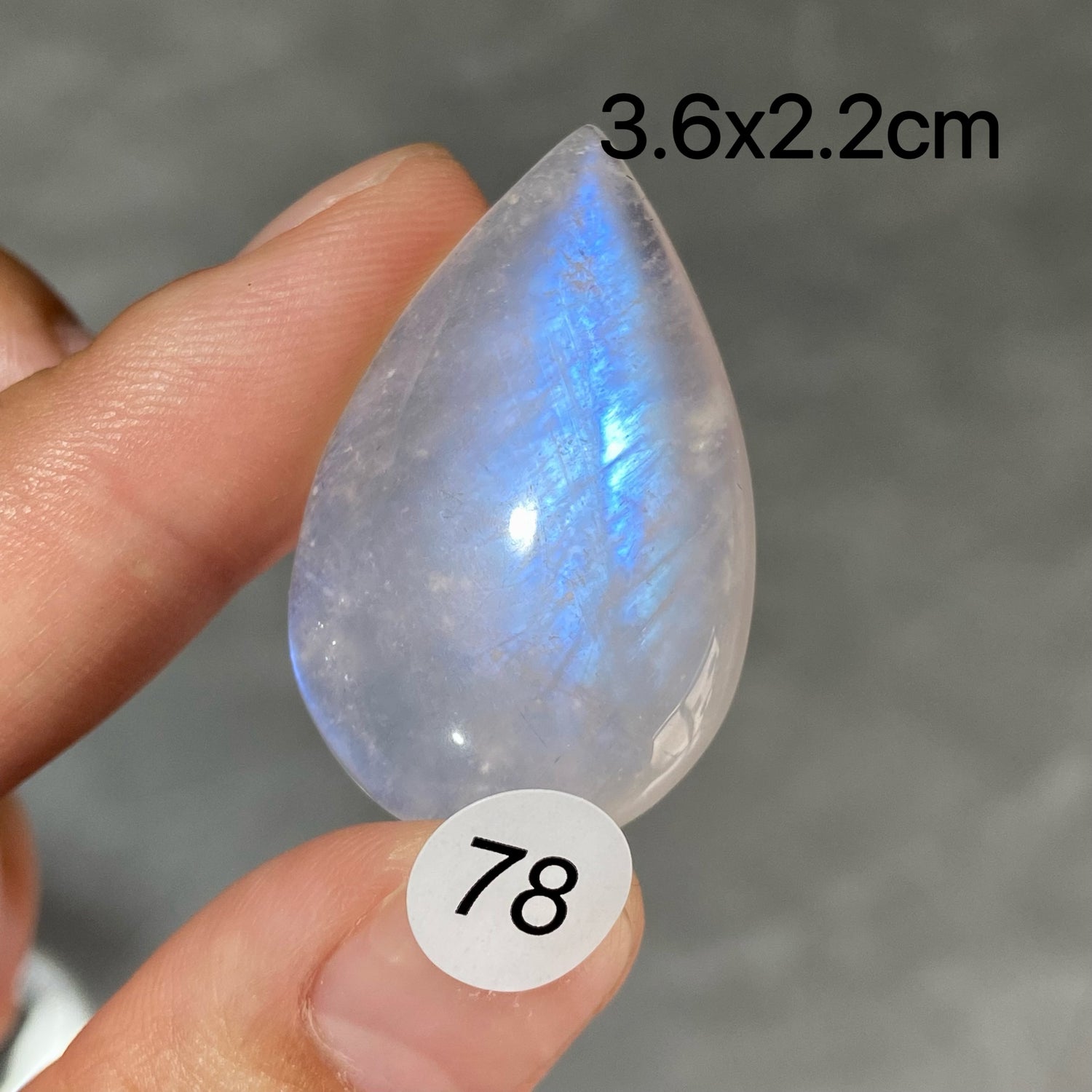 DIY  High Quality Double Flash Blue Moonstone Crystal Pendant