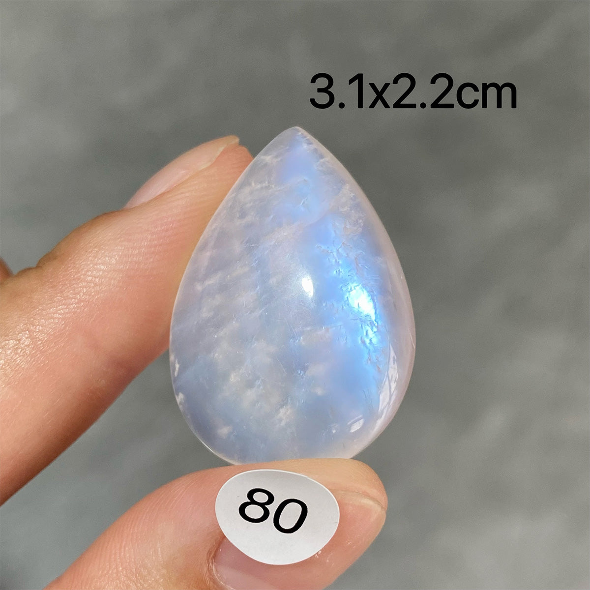 DIY  High Quality Double Flash Blue Moonstone Crystal Pendant