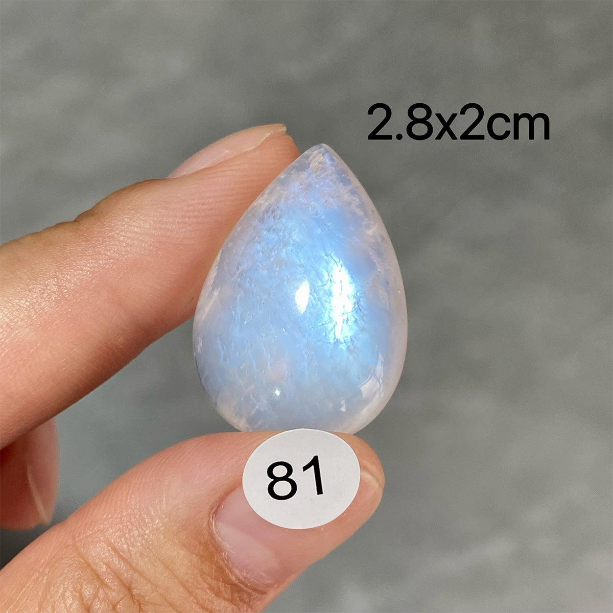 DIY  High Quality Double Flash Blue Moonstone Crystal Pendant