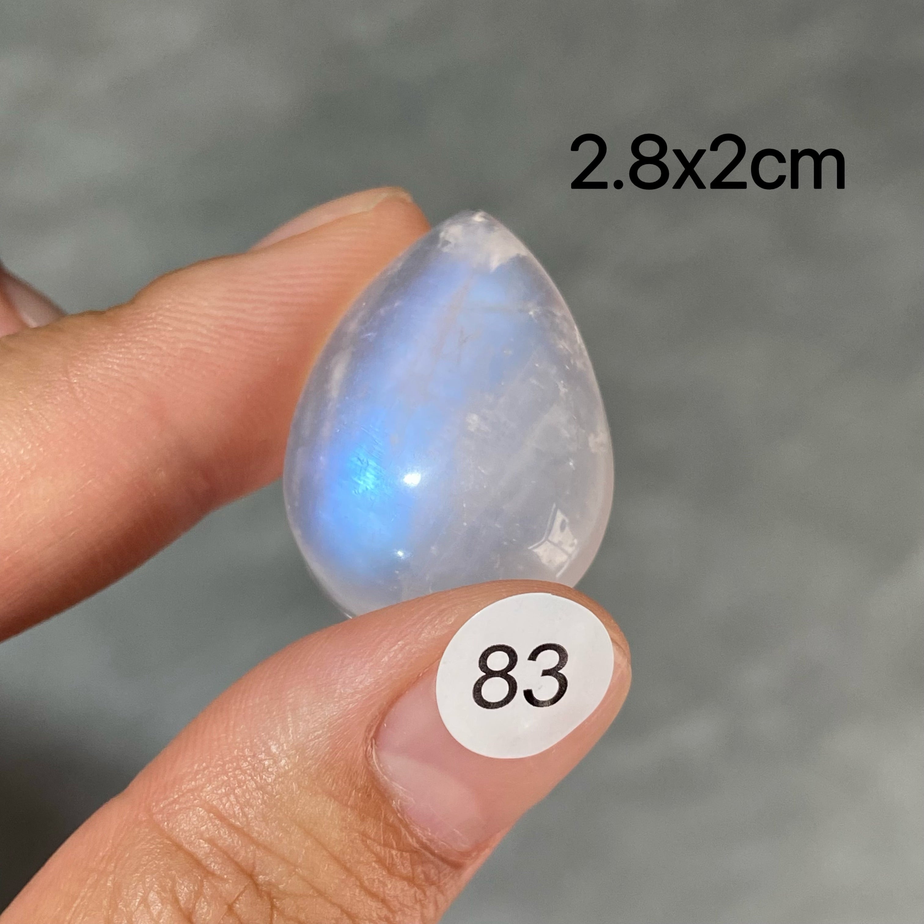 DIY  High Quality Double Flash Blue Moonstone Crystal Pendant