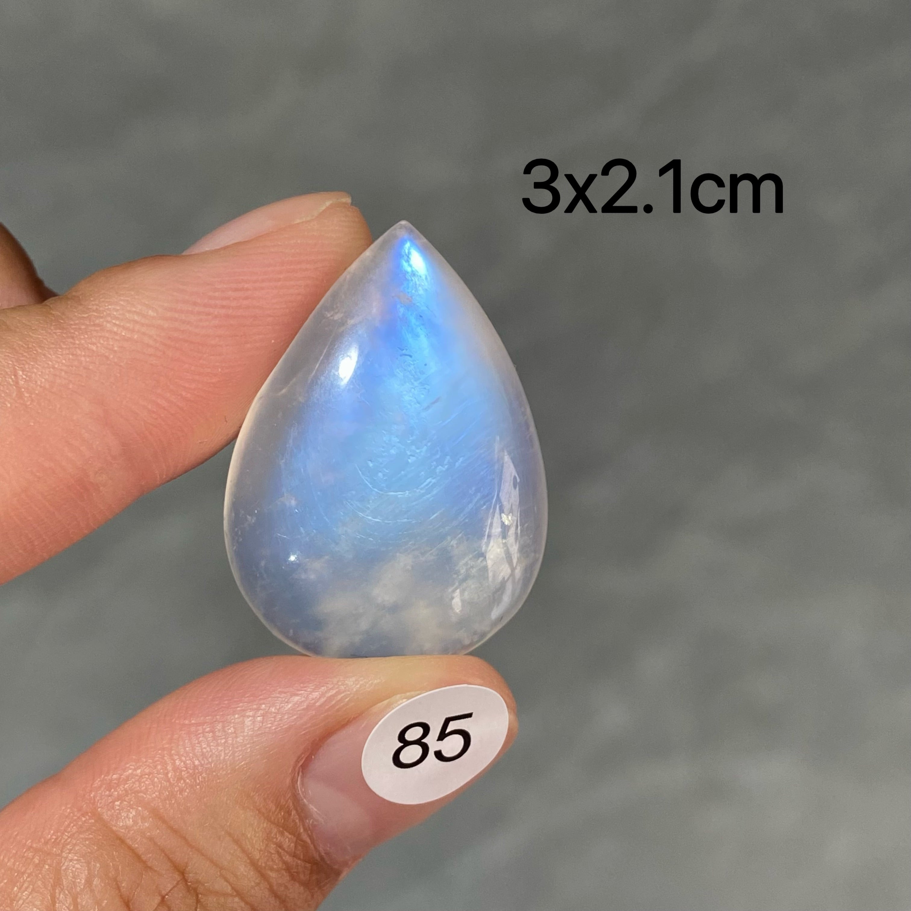 DIY  High Quality Double Flash Blue Moonstone Crystal Pendant