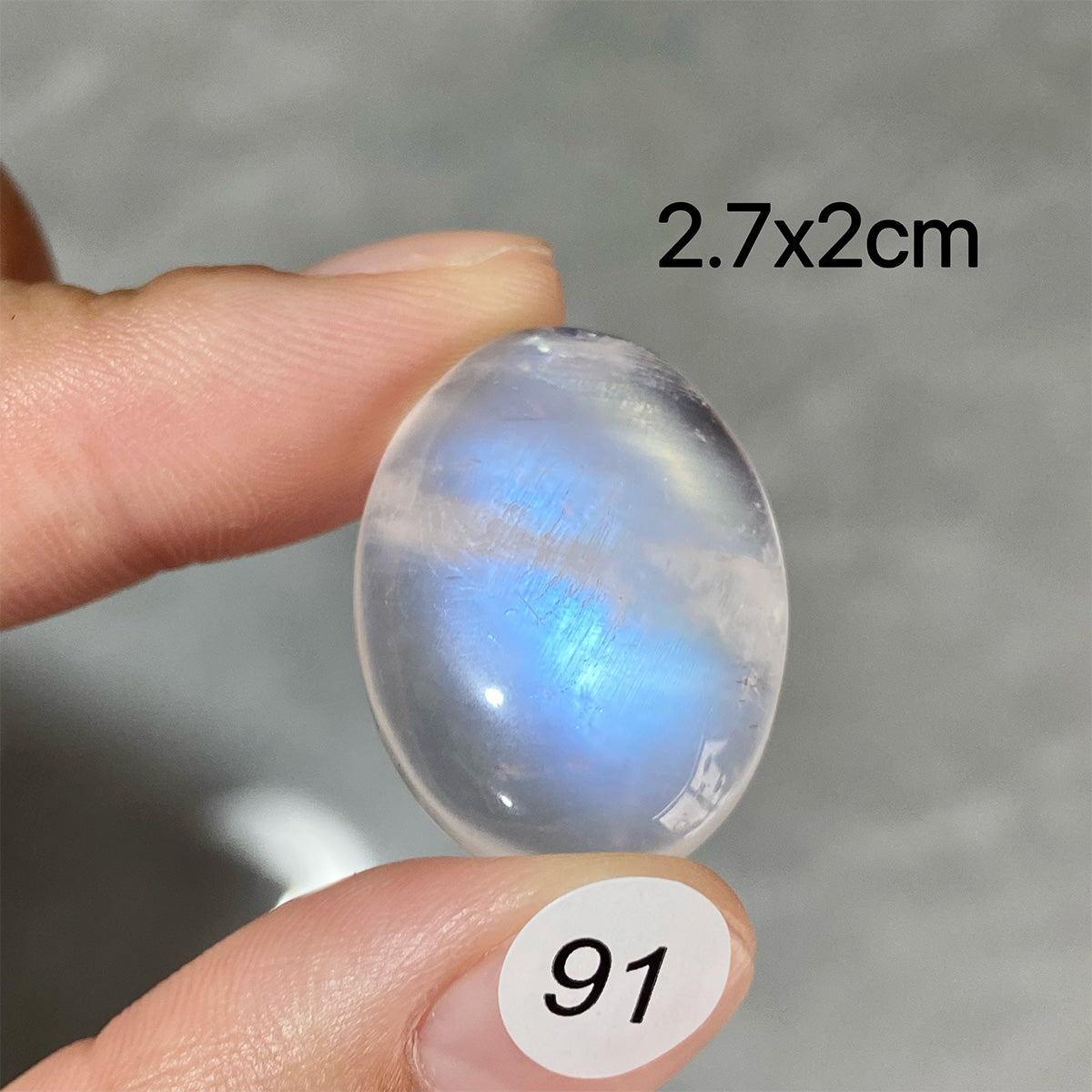 DIY  High Quality Double Flash Blue Moonstone Crystal Pendant