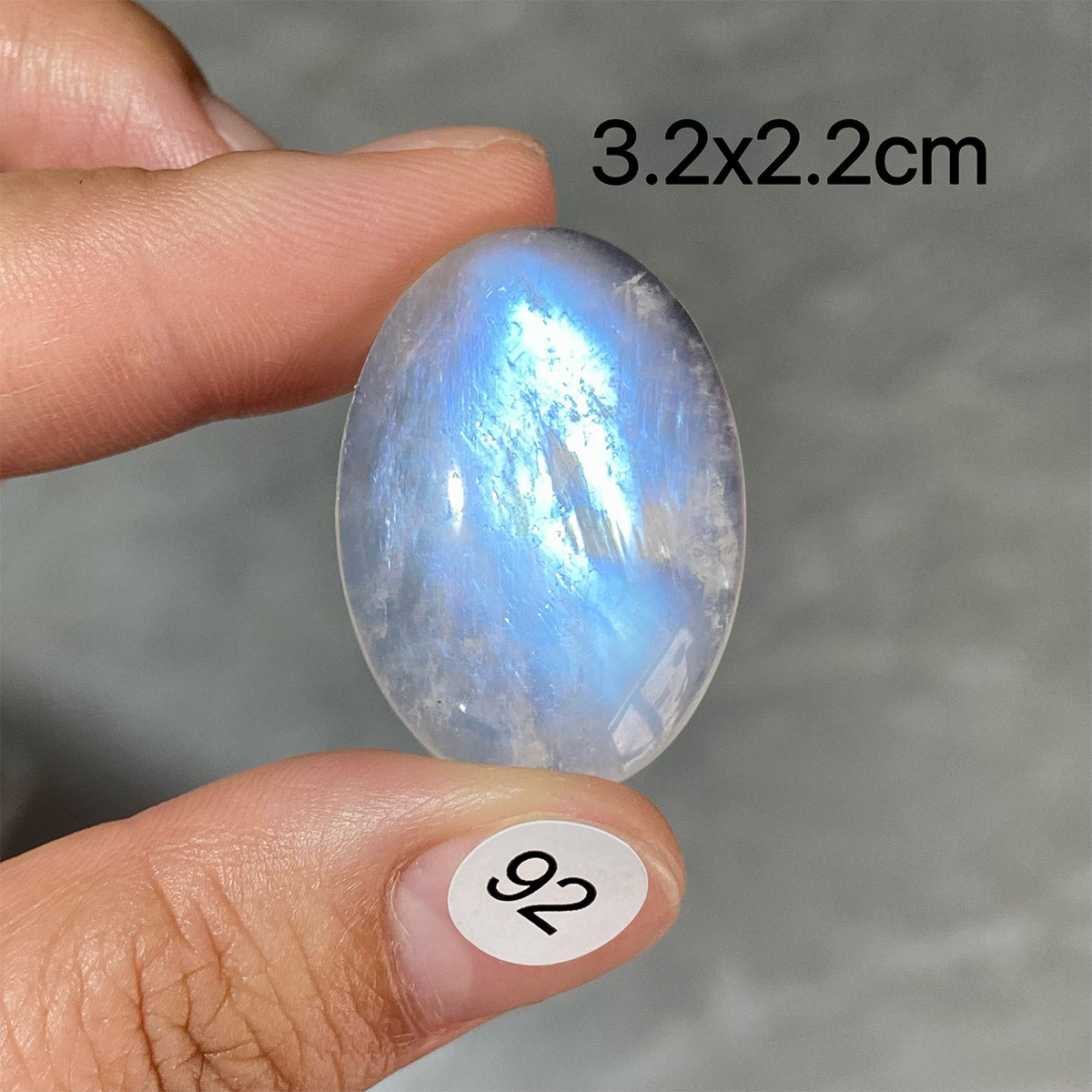 DIY  High Quality Double Flash Blue Moonstone Crystal Pendant