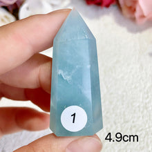 Load image into Gallery viewer, Natural Aquamarine Crystal Tower Point