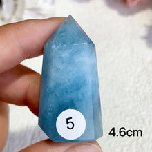 Load image into Gallery viewer, Natural Aquamarine Crystal Tower Point