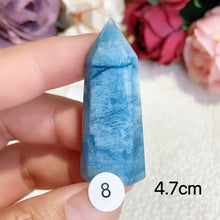 Load image into Gallery viewer, Natural Aquamarine Crystal Tower Point