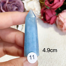 Load image into Gallery viewer, Natural Aquamarine Crystal Tower Point