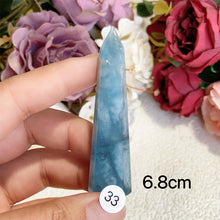 Load image into Gallery viewer, Natural Aquamarine Crystal Tower Point