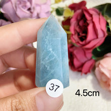 Load image into Gallery viewer, Natural Aquamarine Crystal Tower Point