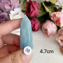 Load image into Gallery viewer, Natural Aquamarine Crystal Tower Point