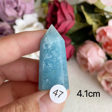 Load image into Gallery viewer, Natural Aquamarine Crystal Tower Point