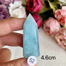 Load image into Gallery viewer, Natural Aquamarine Crystal Tower Point