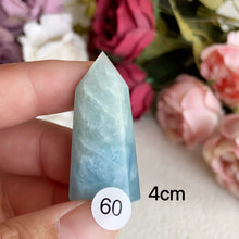 Load image into Gallery viewer, Natural Aquamarine Crystal Tower Point