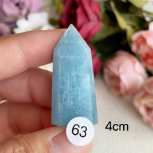 Load image into Gallery viewer, Natural Aquamarine Crystal Tower Point