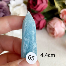 Load image into Gallery viewer, Natural Aquamarine Crystal Tower Point