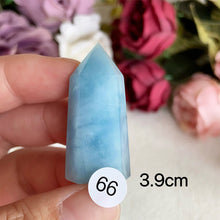 Load image into Gallery viewer, Natural Aquamarine Crystal Tower Point