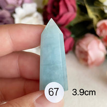 Load image into Gallery viewer, Natural Aquamarine Crystal Tower Point