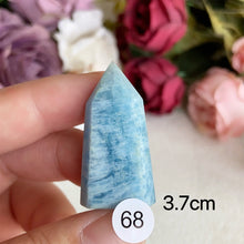 Load image into Gallery viewer, Natural Aquamarine Crystal Tower Point